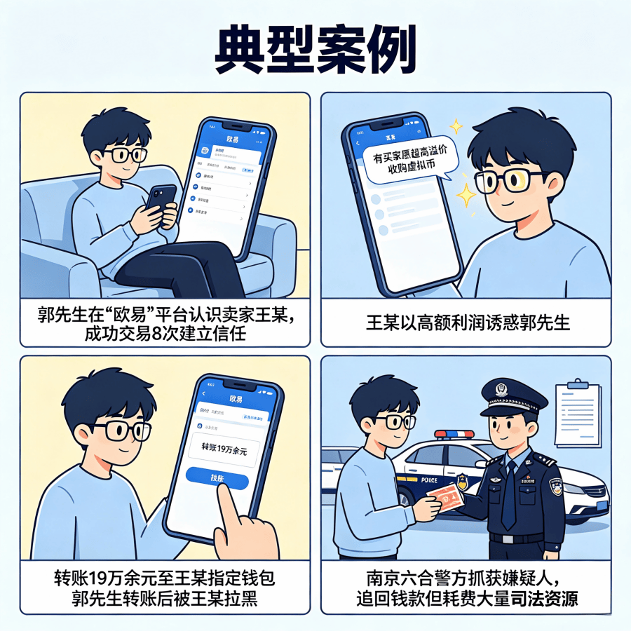 警方紧急预警：利用“欧易”等平台交易虚拟货币，不仅不受法律保护，还可能沦为“帮凶”坐牢！